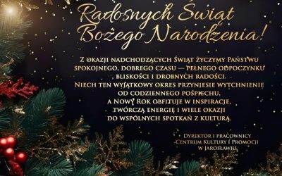 Radosnych Świąt Bożego Narodzenia!